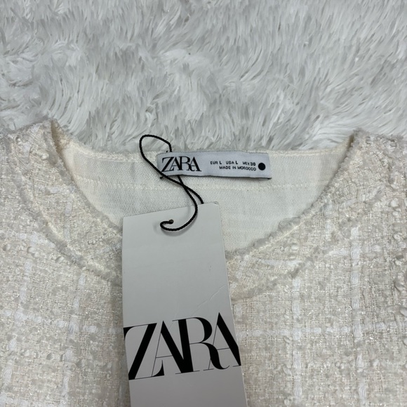 ZARA SHORT STRUCTURED DRESS TWEED - Picture 5 of 9